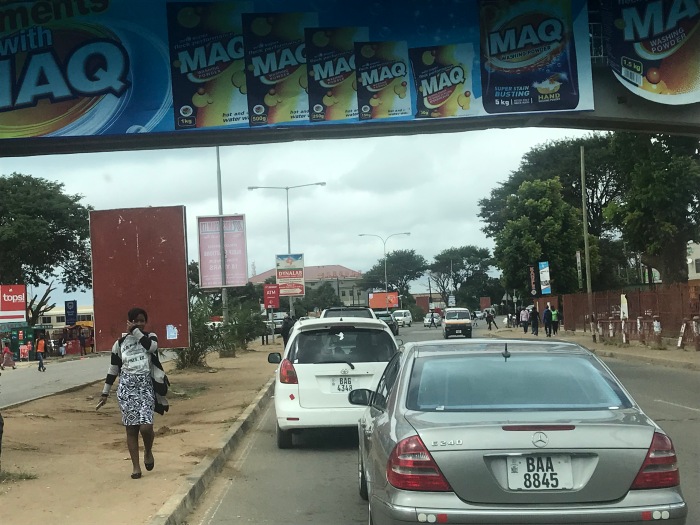 Lusaka traffic jam, detergent hoarding